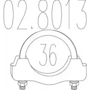 Хомут глушителя MTS 1700442 KARW L FU04KL 02.8013