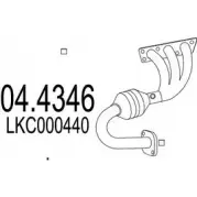 Катализатор MTS 7 VRJQB Land Rover Freelander 0IPP4O 04.4346