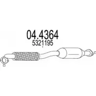 Катализатор MTS Saab 9-5 (YS3E) 1 Универсал 3.0 TiD 177 л.с. 2001 – 2009 4T1L5H 9 RKCSCT 04.4364