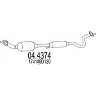 Катализатор MTS F VNUET HDH9G8 04.4374 1702533
