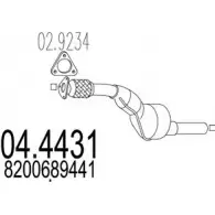 Катализатор MTS DPDLR 04.4431 1702590 15AA IKG