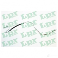 Тормозной шланг LPR 6T 49024 6T49024 Citroen C4 2 (B7, PF2) Хэтчбек 1.6 BlueHDi 120 120 л.с. 2015 – 2024 9O3T6