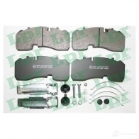Тормозные колодки дисковые, комплект LPR 291 65 05P1185K 5SP1185K 1718638