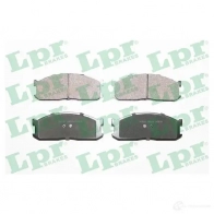 Тормозные колодки дисковые, комплект LPR 5SP039 05P039 1718406 2 0002