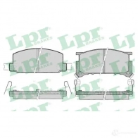 Тормозные колодки, комплект LPR 05p050 20767 2 0766 1718417