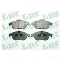 Тормозные колодки дисковые, комплект LPR 2 3738 05P1524 23739 Fiat Croma (194) 2 Универсал 1.9 D Multijet (194AxB1B) 120 л.с. 2005 – 2011