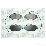 Тормозные колодки дисковые, комплект LPR 05P1666 24174 Citroen C5 3 (RW, PF3) Универсал 3.0 V6 211 л.с. 2008 – 2025 2413 3