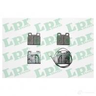 Тормозные колодки, комплект LPR 05p531 1719720 20 387 21199