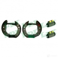 Тормозные колодки LPR OEK412 Ford Fiesta 4 (DX, JA, JB) Хэтчбек 1.8 DI 75 л.с. 2000 – 2002 KEG41 2 QHFH1