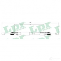 Трос ручника LPR C0108B C010 8B YTO7QR Peugeot 106