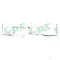 Трос ручника LPR 5R7X3 1728239 C09 06B C0906B