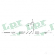 Трос ручника LPR C029 7B C0297B Ford Transit 6 (FD) Автобус 2.4 DI (FB. FC. FA) 90 л.с. 2000 – 2006 F7KQEE7