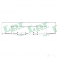Трос ручника LPR Fiat Multipla (186) 1 Минивэн 1.9 JTD (186AxE1A) 120 л.с. 2002 – 2010 C0 473B C0473B AKDCBRF