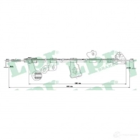 Трос ручника LPR C0890B C0890 B Toyota Yaris (XP10) 1 Хэтчбек 1.0 (SCP10) 68 л.с. 1999 – 2005 3L9ETAO