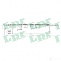 Трос ручника LPR C 1571B Q9FC9 C1571B Mazda