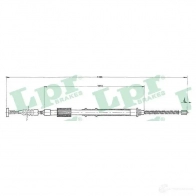 Трос ручника LPR C0842B Fiat Tempra (159) 2 1990 – 1998 EEQQQE6 C 0842B