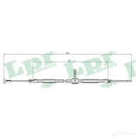 Трос ручника LPR C0189B C01 89B 1RTA1 Fiat Multipla (186) 1 Минивэн 1.9 JTD (186AxE1A) 120 л.с. 2002 – 2010