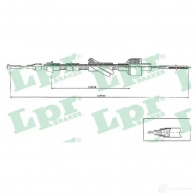 Трос сцепления LPR C0103C 1726857 V1AODX C0 103C