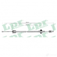 Трос сцепления LPR C020 8C 52PQJDY Renault Twingo (C06) 1 Хэтчбек 1.2 (C063. C064) 55 л.с. 1993 – 1996 C0208C