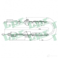 Трос сцепления LPR C02 04C 443A3 Renault Safrane C0204C