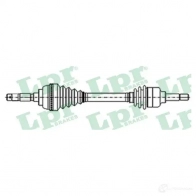 Приводной вал LPR Opel Corsa (B) 2 Хэтчбек 1.0 i 12V (F08) 54 л.с. 1996 – 2000 D S37118 ORYBGR ds37118