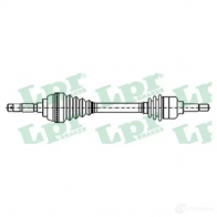 Приводной вал LPR Opel Astra (G) 2 Хэтчбек 1.7 CDTI (F08. F48) 80 л.с. 2003 – 2009 QM2WHZ7 DS37 098 DS37098