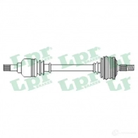 Приводной вал LPR 1730154 DS52448 DS5 2448 VBH23DJ