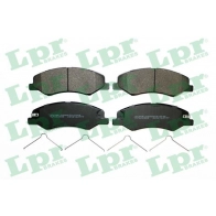 Тормозные колодки дисковые, комплект LPR 05P2197 S EOMU 1439897075