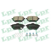 Тормозные колодки дисковые, комплект LPR 05P2251 Toyota Corolla (E210) 12 Седан 1.6 VVTi (ZRE210) 122 л.с. 2019 – 2025 E62K 4