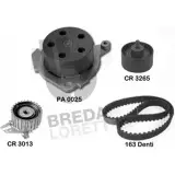 Водяной насос, помпа + комплект зубчатого ремня BREDA LORETT DKVBOH1 1714952 KPA 0588A KPA0588A