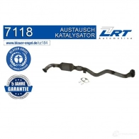 Катализатор LRT 7118 4250193609573 Opel Omega (B) 2 Седан 2.2 16V (F69) 144 л.с. 1999 – 2003 L06N Z1