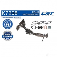 Катализатор коллектора LRT NI6 QA 4250193618285 Ford Focus 2 Седан 1.8 125 л.с. 2006 – 2012 k7208