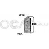 Пыльник рулевой рейки OCAP 8054682106149 Fiat Palio (178) 1 Хэтчбек 1211383 IOENF 7