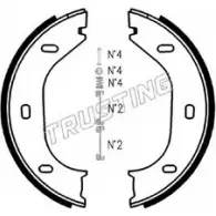 Тормозные колодки ручника, комплект TRUSTING X6C1SX 019.021K 1747765 SBU EH
