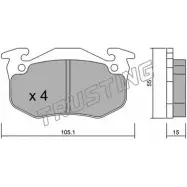 Тормозные колодки, дисковые, комплект TRUSTING 7PDKJ Renault Twingo (C06) 1 Хэтчбек 1.2 (C063. C064) 55 л.с. 1993 – 1996 038.5 2 0634