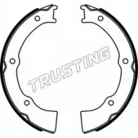 Тормозные колодки ручника, комплект TRUSTING 046.229 1748056 MN4O DN V7VZK