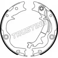Тормозные колодки ручника, комплект TRUSTING YD3UGO Hyundai ix35 (LM, EL) 1 Кроссовер 2.0 AWD 155 л.с. 2013 – наст. время 74 P33 046.231