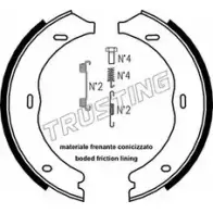 Тормозные колодки ручника, комплект TRUSTING DDNEV 0 052.135K 1748166 38YKA2