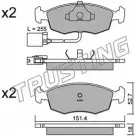 Тормозные колодки, дисковые, комплект TRUSTING 209 07 1748444 096.1 21625