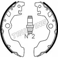 Тормозные колодки, комплект TRUSTING 90Q3UP T 1748542 110.330 LVUJEG