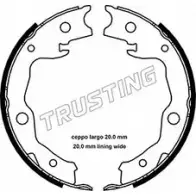 Тормозные колодки ручника, комплект TRUSTING 4WI 5X Nissan X-Trail (T31) 2 Кроссовер 2.0 FWD 141 л.с. 2007 – 2013 L23MG0Q 115.322