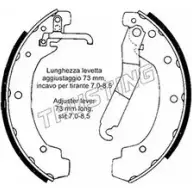 Тормозные колодки, комплект TRUSTING ZFD RAF9 1748687 P41BAL8 124.282