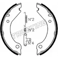 Тормозные колодки ручника, комплект TRUSTING QEB37BH 127.267K 1748699 OL ULCSV