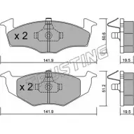 Тормозные колодки, дисковые, комплект TRUSTING 2186 6 215.1 21868 Volkswagen Golf 3 (1H1) Хэтчбек 1.9 SDI 64 л.с. 1995 – 1997