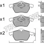 Тормозные колодки, дисковые, комплект TRUSTING 2067 6 23106 323.1 Volvo S70 1 (874) Седан 2.4 AWD 144 л.с. 1996 – 1999