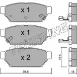 Тормозные колодки, дисковые, комплект TRUSTING Mitsubishi Mirage 5 (CJ, CL) Хэтчбек 1.6 119 л.с. 1991 – 1995 2187 2 411.0 21873