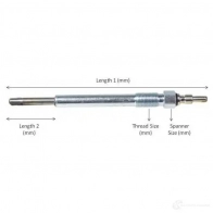 Свеча накала LUCAS DIESEL lp122 P OOUNQ 6286326