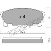 Тормозные колодки, дисковые, комплект TRUSTING 2AJ4ND 1749191 237 83 474.0