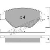 Тормозные колодки, дисковые, комплект TRUSTING 2393 4 1749453 VDBU5 559.0