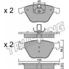 Тормозные колодки, дисковые, комплект TRUSTING 24161 Bmw 3 (E90) 5 Седан 3.0 335 xi 305 л.с. 2006 – 2008 2 3313 574.8